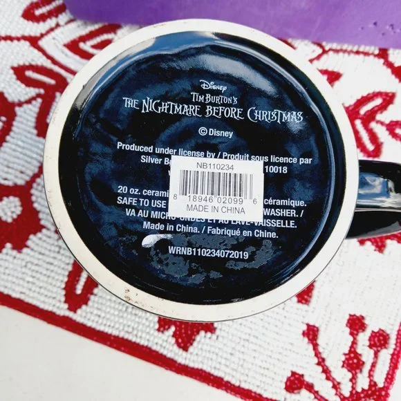 Disney 20 oz Coffee Mug Night before Xmas - Picture 7 of 7